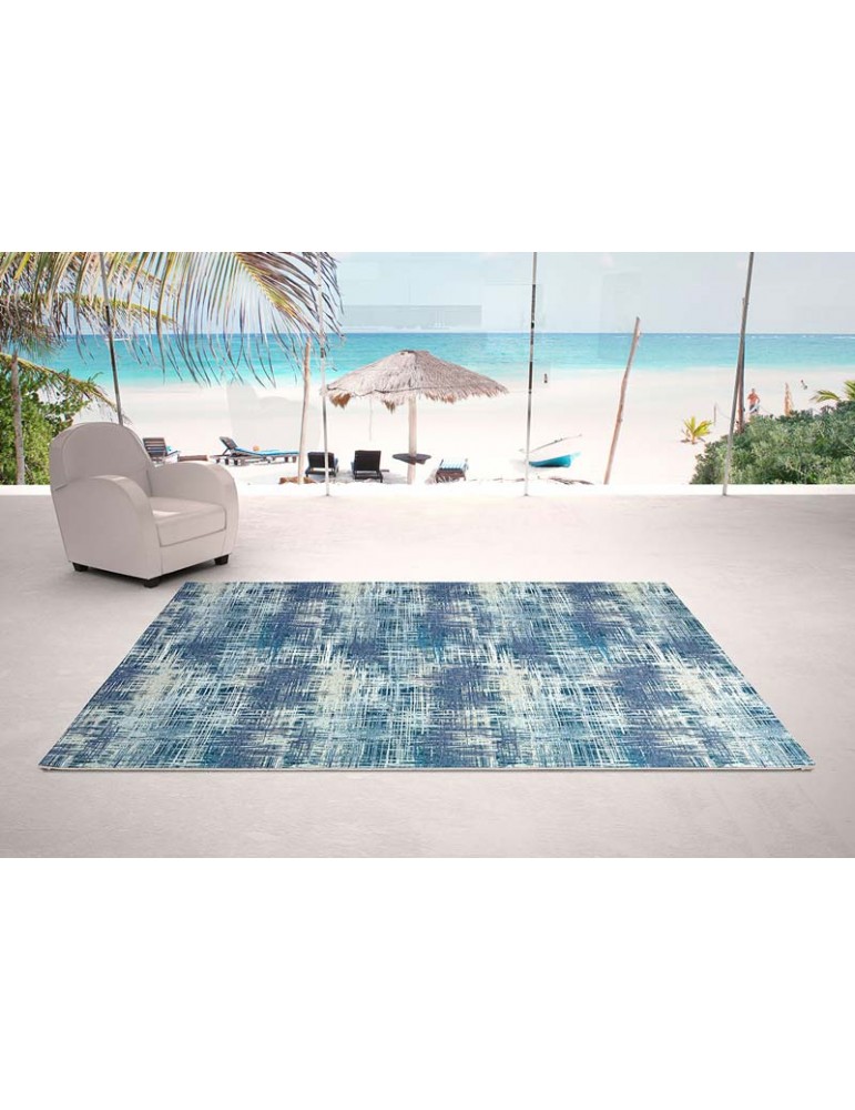 Tappeto di colore celeste in offerta