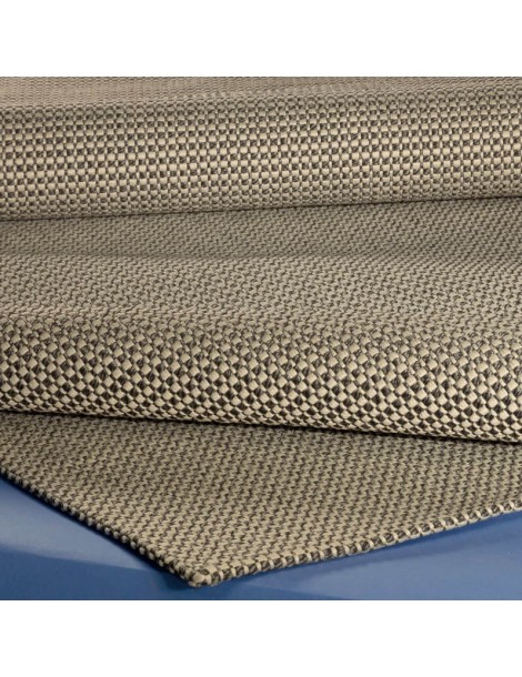 Dettaglio del tappeto ad effetto stuoia