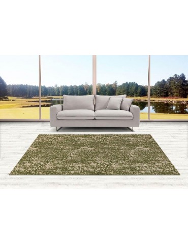 Tappeto moderno di colore verde per arredamento