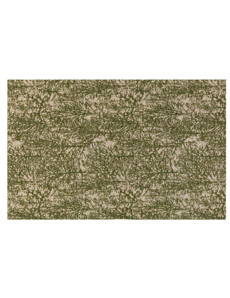 Pianta del tappeto di colore verde