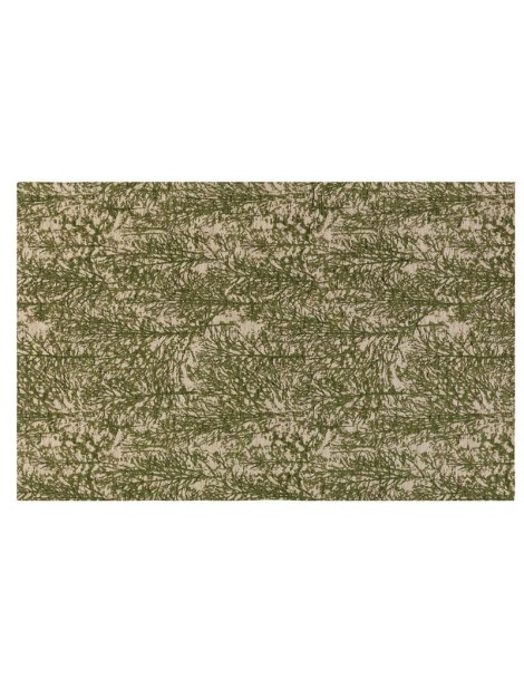 Pianta del tappeto di colore verde