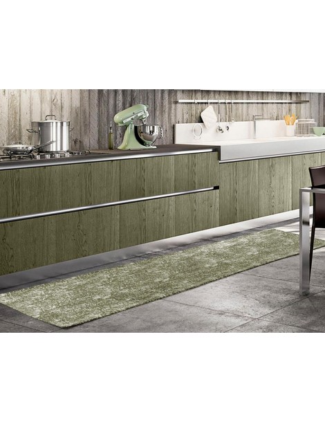 Tappeto cucina verde