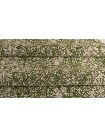 Dettaglio del tappeto di colore verde