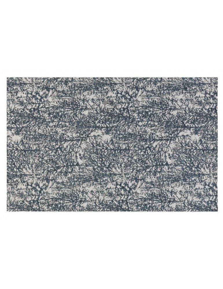 Pianta del tappeto moderno di colore blu