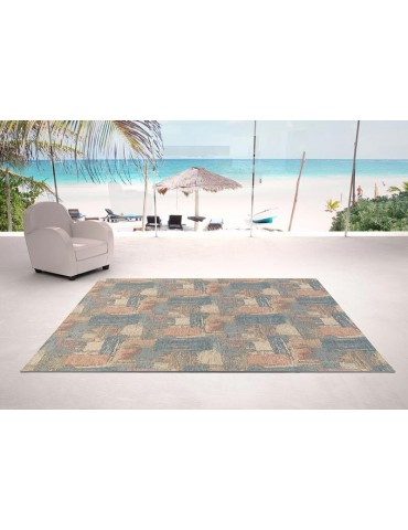 Tappeto moderno multicolore