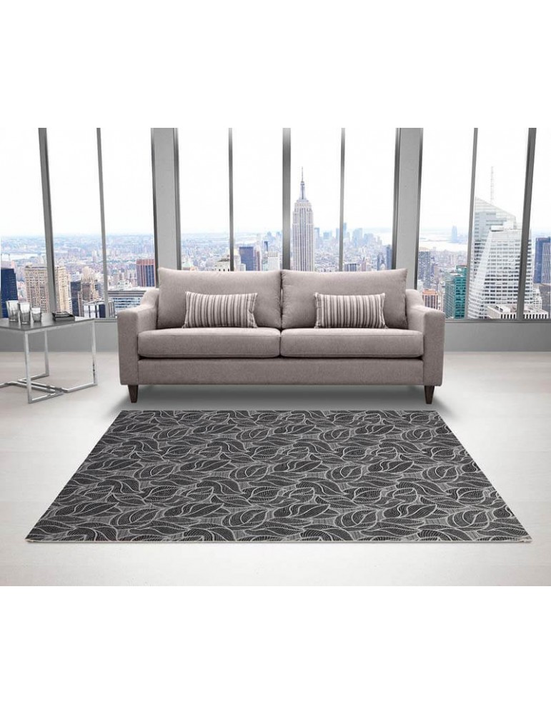 Tappeto moderno di design tonalità grigio