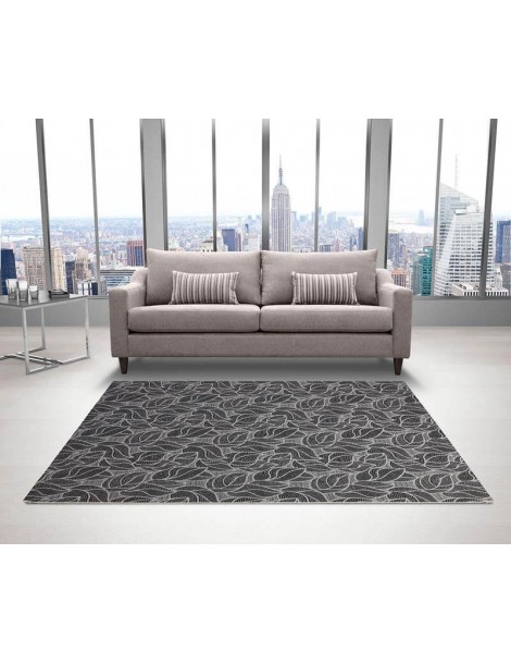 Tappeto moderno di design tonalità grigio