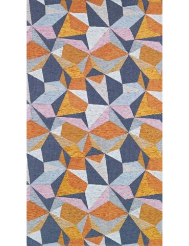 Pianta del tappeto moderno giallo e grigio