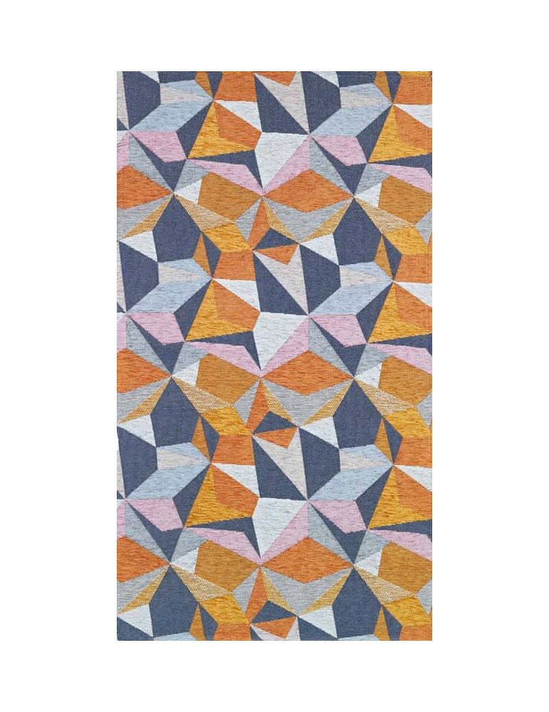 Pianta del tappeto moderno giallo e grigio