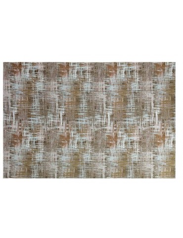 veduta dall'alto del tappeto beige di alto design