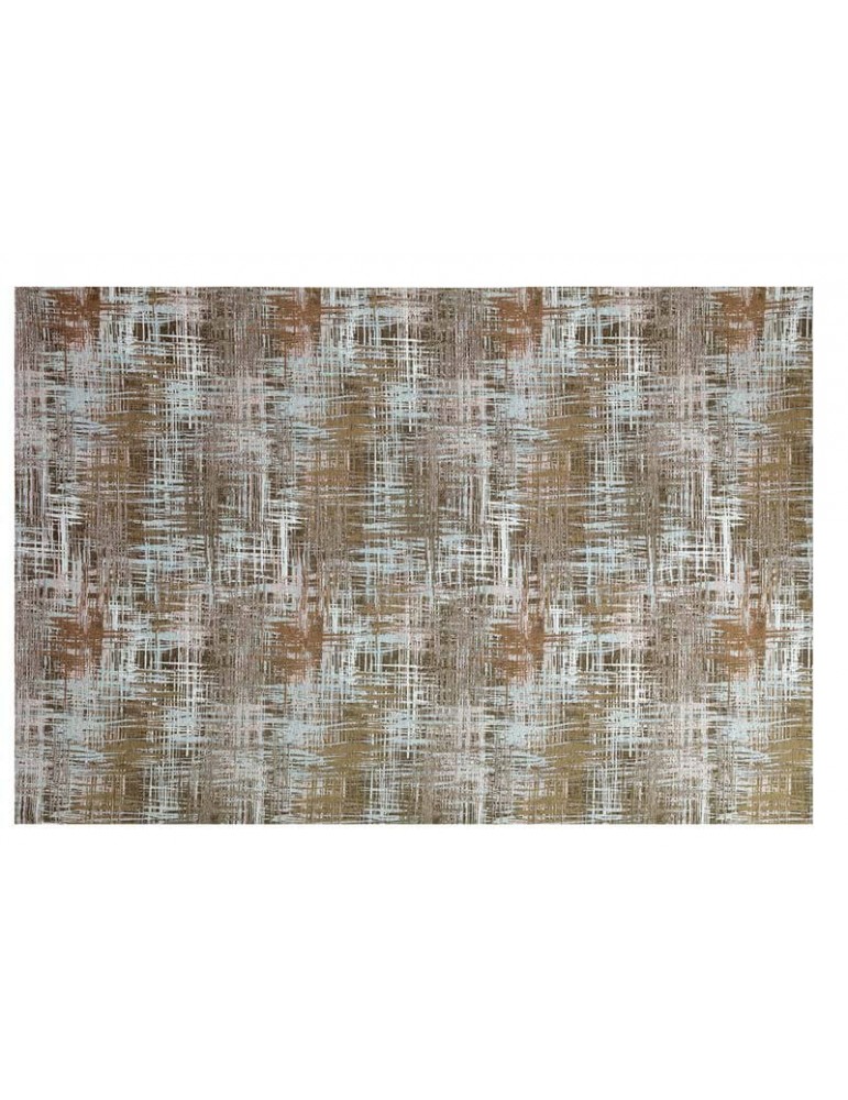 veduta dall'alto del tappeto beige di alto design