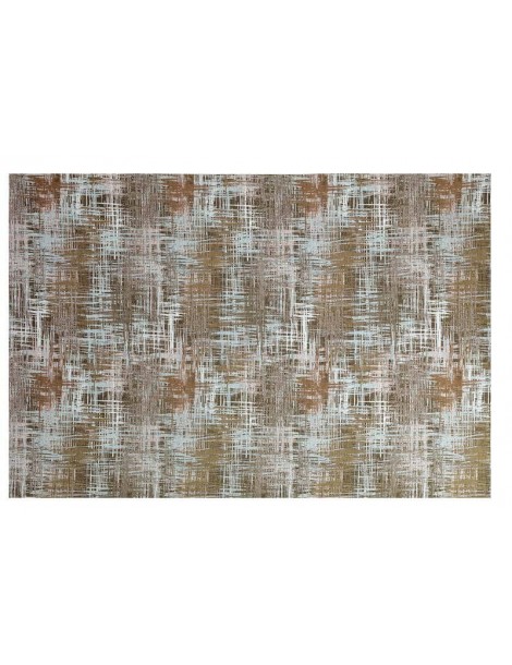 veduta dall'alto del tappeto beige di alto design