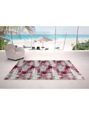 Tappeto di alto design color rosso