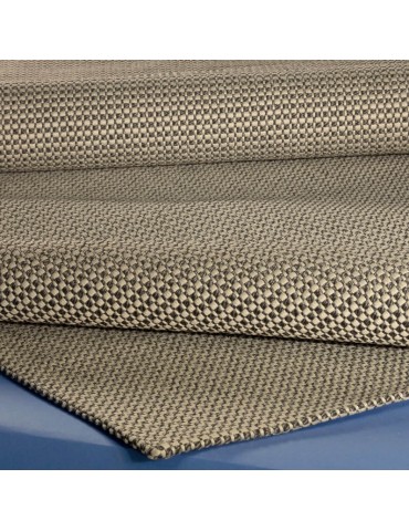 Dettaglio del tappeto ad effetto stuoia