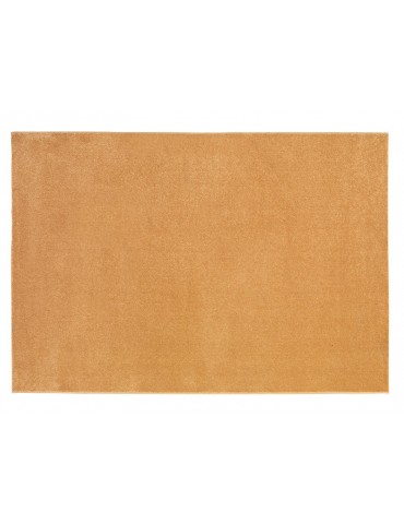 vista dall'alto del tappeto giallo a tinta unita