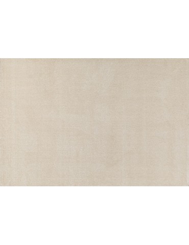 Tappeto moderno a tinta piatta color crema