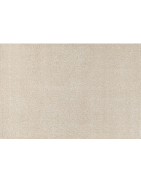 Tappeto moderno a tinta piatta color crema
