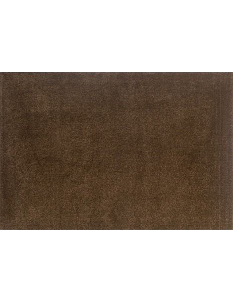 Tappeto minimal color marrone tinta unica