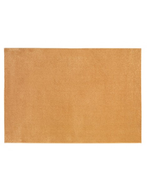 vista dall'alto del tappeto giallo a tinta unita