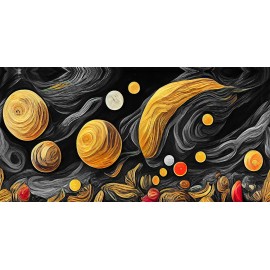 Tappeto vinilarreda dis. LUNAGR