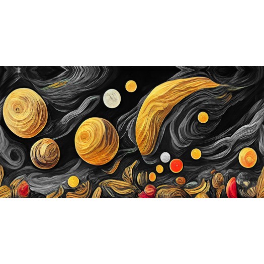 Tappeto vinilarreda dis. LUNAGR