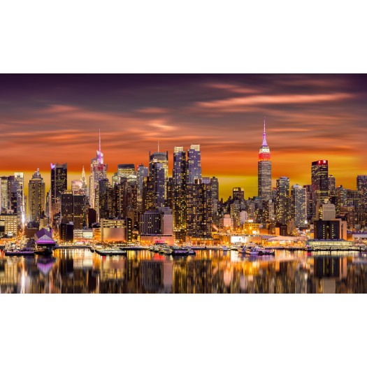 Tappeto vinilarreda dis. SKYLINE