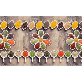 Tappeto vinilarreda dis. SPEZIE E FIORI