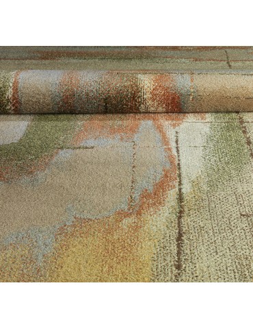 dettaglio del Tappeto con decori di Arte Moderna in tessitura frisee