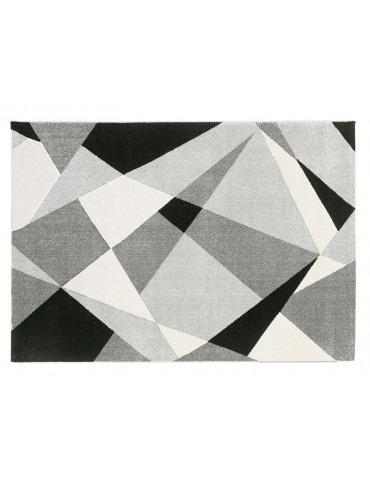 Tappeto geometrico in stile moderno visto dall'alto