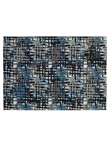 Veduta dall'alto del tappeto moderno