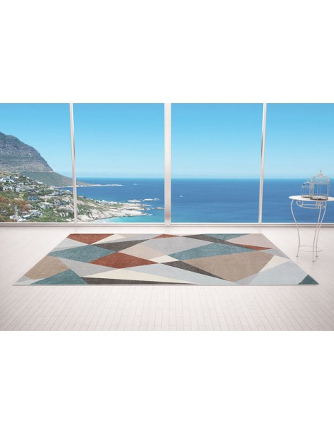 Tappeto moderno in ambientazione soggiorno