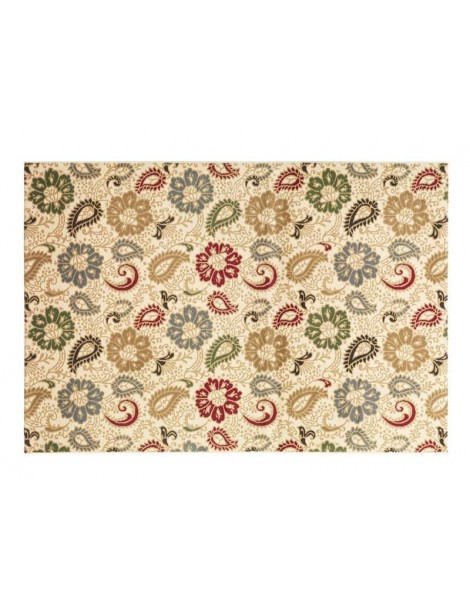 Tappeto con motivi floreali dallo stile classico