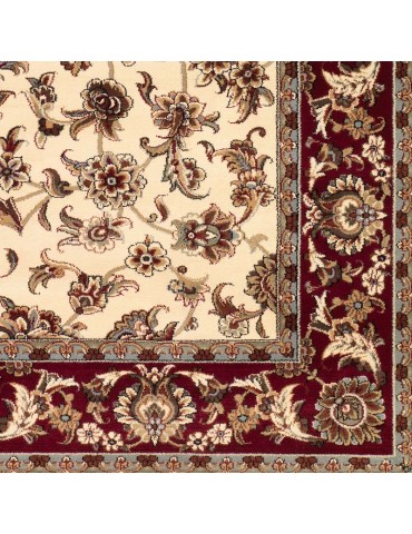 Dettaglio dell'angolo del tappeto orientale