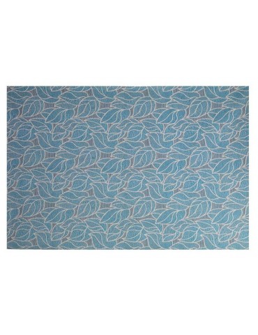 Pianta tappeto moderno blu
