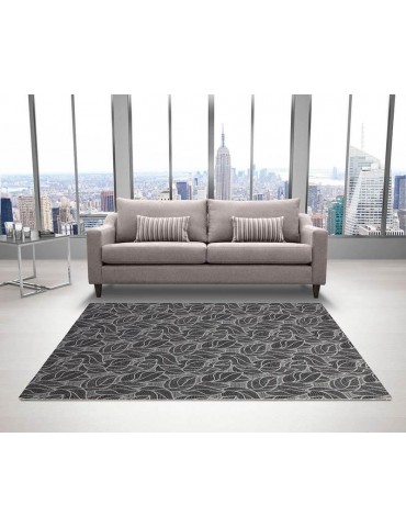 Tappeto moderno di design tonalità grigio